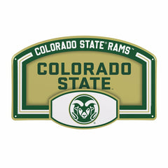 Colorado State University USA Embossed Steel Wall Sign, 11" x 17" - Collegiate Home