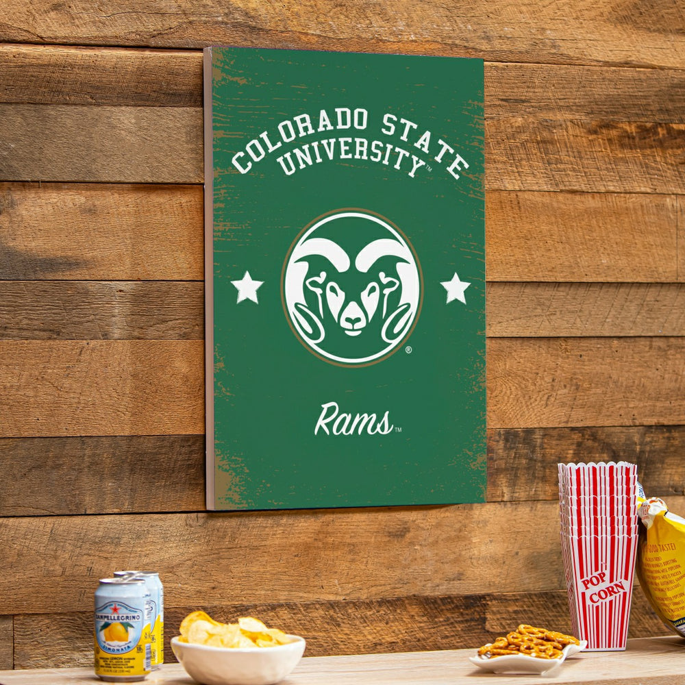 Colorado State University Wood Wall Sign, 16x24 - Collegiate Home