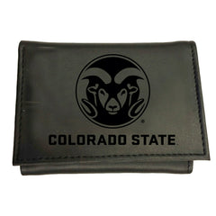 Colorado State University, Tri-Fold Wallet, Black - Collegiate Home