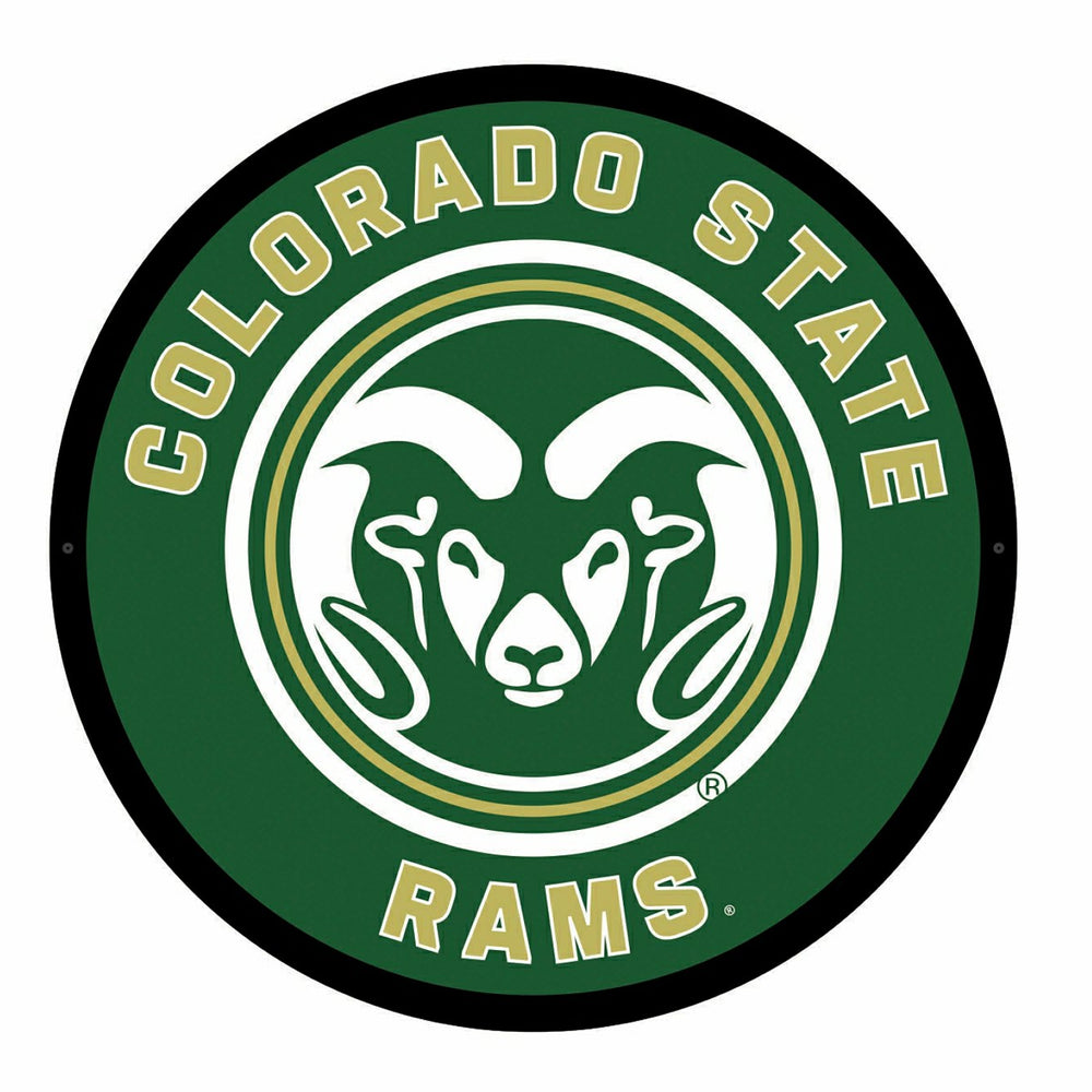 LED Wall Decor, Round, Colorado State University - Collegiate Home