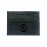 Slim Card Holder with RFID Blocking, Colorado State University, Black - Collegiate Home