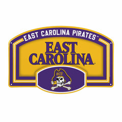 East Carolina University USA Embossed Steel Wall Sign, 11" x 17" - Collegiate Home