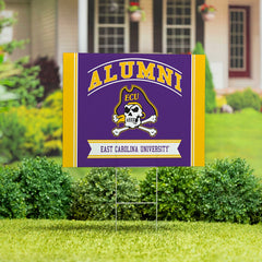 East Carolina University Coroplast Yard Sign Alumni - Collegiate Home