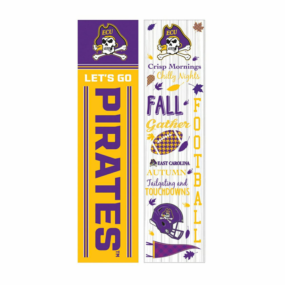 46" Double Sided Leaner, East Carolina University, Fall Seasonal - Collegiate Home