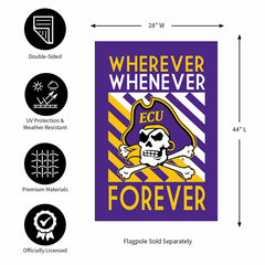 ECU WWF House Flag - Collegiate Home