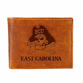 East Carolina University, Embossed 100% Genuine Tumbled Leather Passca - Collegiate Home