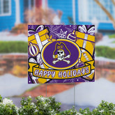 East Carolina University Yard Sign, Holiday - Collegiate Home