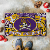 East Carolina University Holiday PVC Mat, 28"x16" - Collegiate