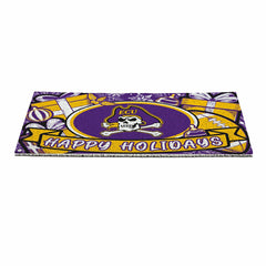 East Carolina University Holiday PVC Mat, 28"x16" - Collegiate