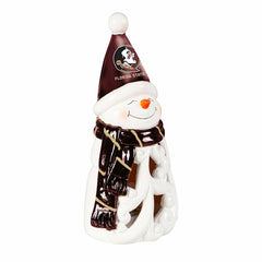 Florida State University Snowman LED Statuary, 8" - Collegiate Home