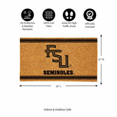 Florida State University Coir Mat 1C - Collegiate