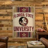 Florida State University, Canvas Wall Tapestry, Large, 54x36 - Collegiate Home