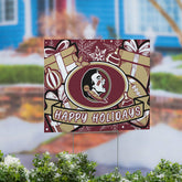 Florida State University Yard Sign, Holiday - Collegiate Home