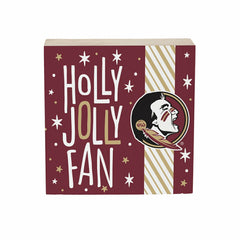 Florida State University Block, Holiday, 6x6 - Collegiate Home