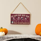 Florida State University Halloween Wood Wall Sign, 6x11 - Collegiate Home