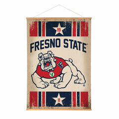 Fresno State, Canvas Wall Tapestry, Large, 54x36 - Collegiate Home