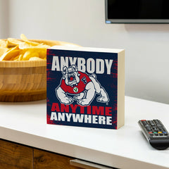 Fresno State Plock, Down Home Fans, 6x6 - Collegiate Home