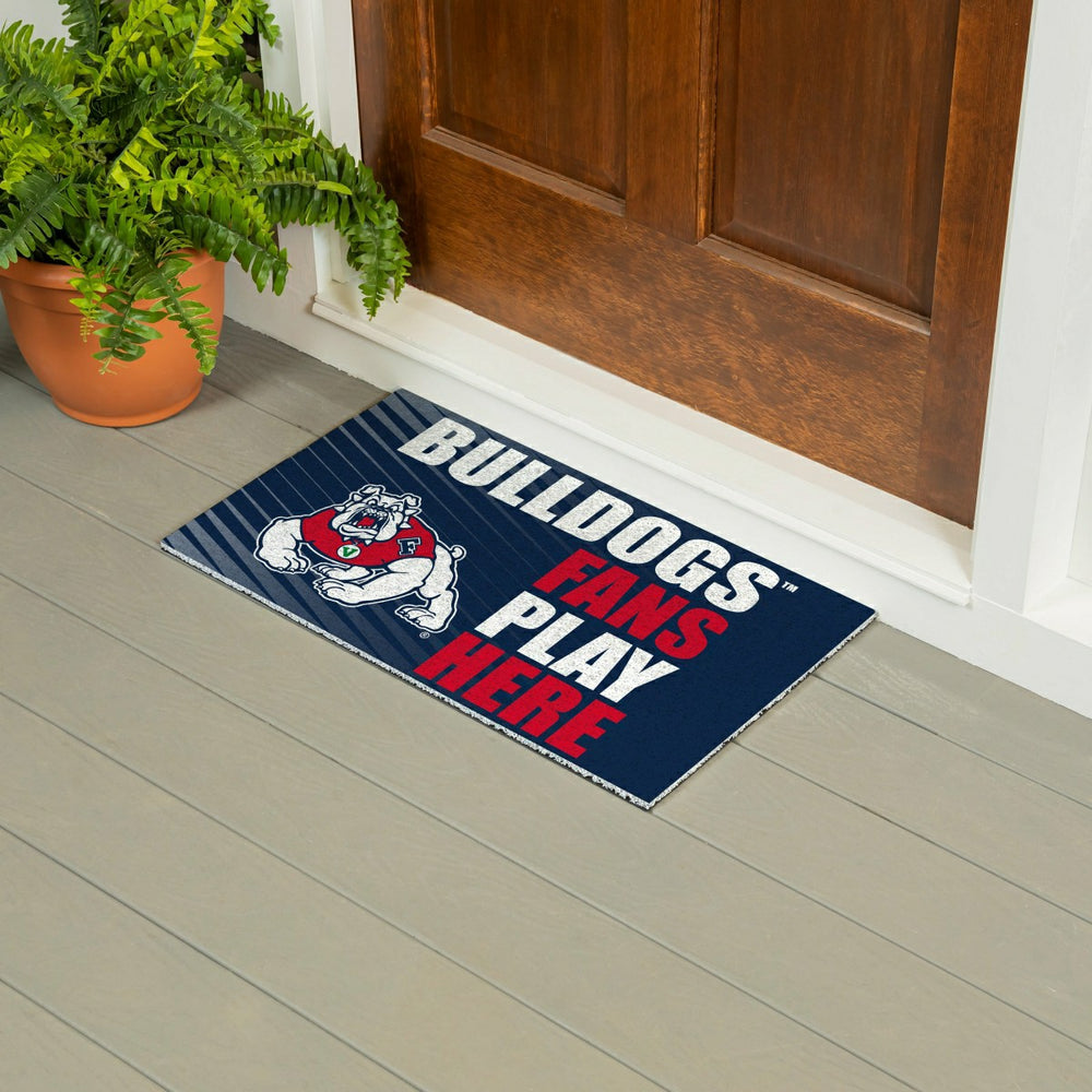Fresno State Fan Mat, 28"x16" - Collegiate