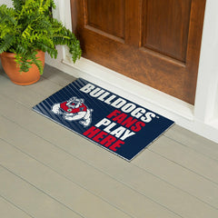 Fresno State Fan Mat, 28"x16" - Collegiate
