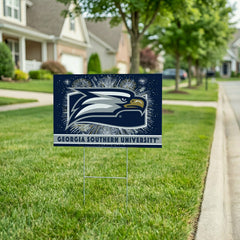 Georgia Southern University Yard Sign, Patriotic - Collegiate Home