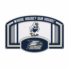 Georgia Southern University USA Embossed Steel Wall Sign, 11" x 17" - Collegiate Home