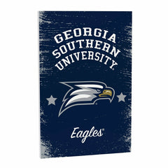 Georgia Southern University Wood Wall Sign, 16x24 - Collegiate Home