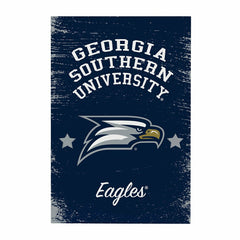 Georgia Southern University Wood Wall Sign, 16x24 - Collegiate Home