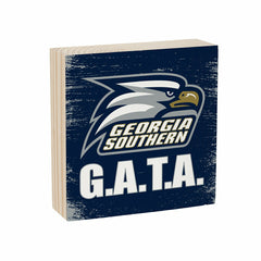 Georgia Southern University Plock, Down Home Fans, 6x6 - Collegiate Home