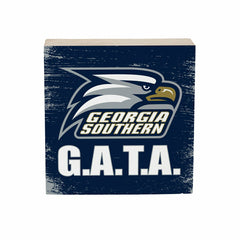 Georgia Southern University Plock, Down Home Fans, 6x6 - Collegiate Home