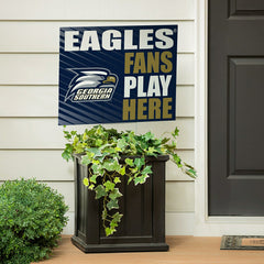 Georgia Southern University Coroplast Yard Sign "Fans Play Here" - Collegiate Home