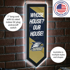 LED Wall Decor, Pennant, Georgia Southern University - Collegiate Home