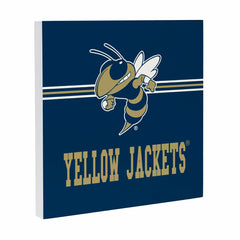 Georgia Tech Wood Wall Sign, 12x12 - Collegiate Home