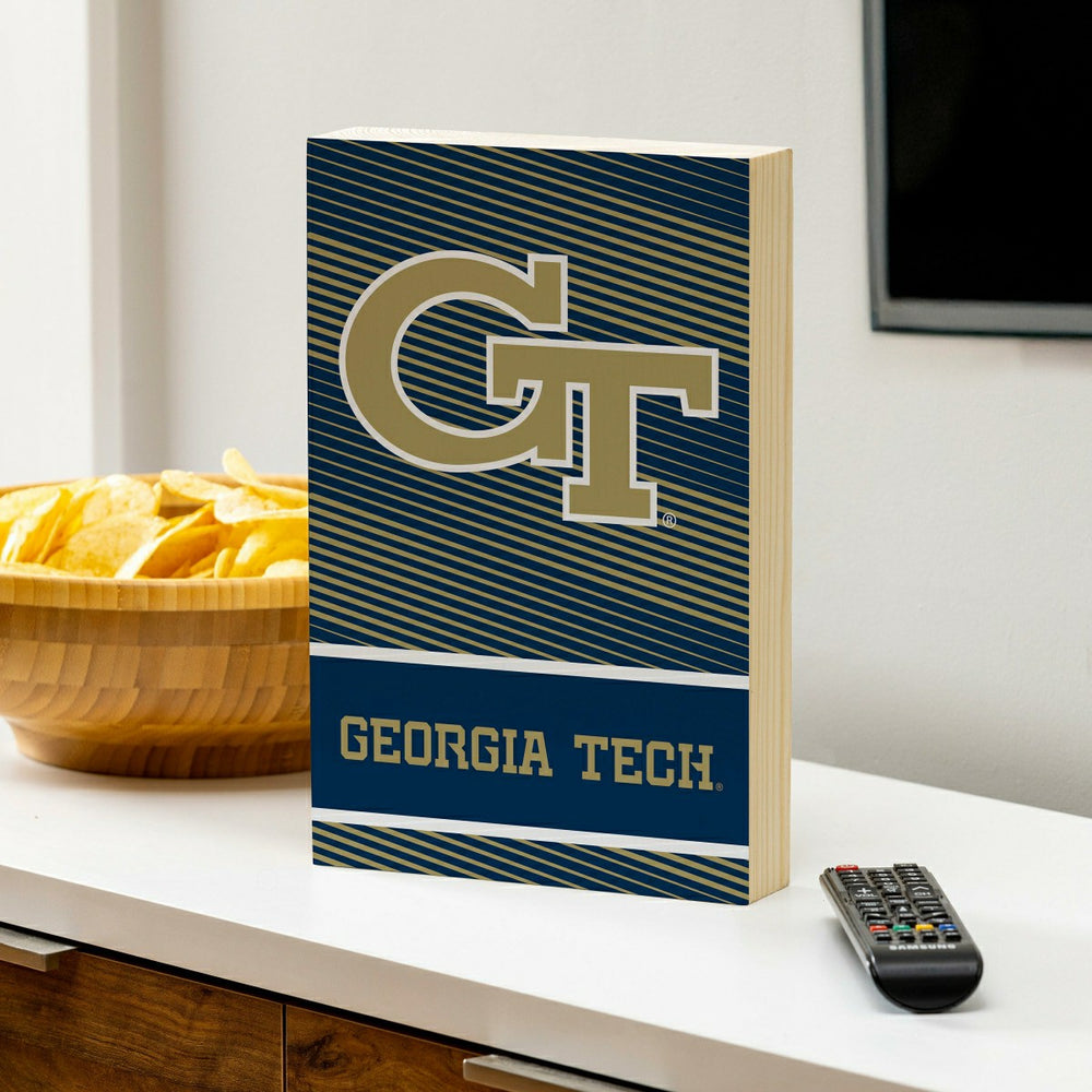Georgia Tech Plock, Down Home Fans, 8x12 - Collegiate Home