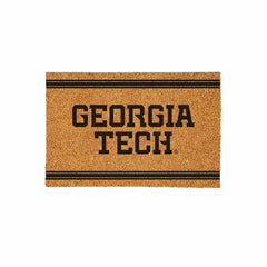 Georgia Tech Large One Color Coir Mat, 36"x24" - Collegiate