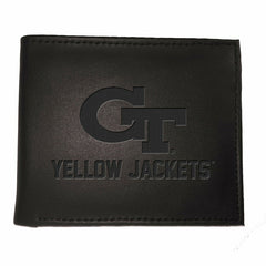 Georgia Tech, Bi-Fold Wallet, Black - Collegiate Home
