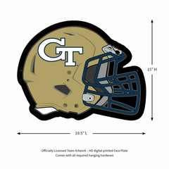LED Wall Decor, Helmet, Georgia Tech - Collegiate Home
