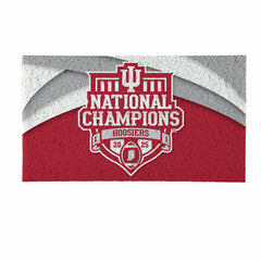 Indiana University, Div 1 Champs, Turf Mat, Color - Collegiate