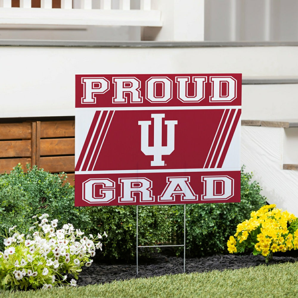 Indiana University Coroplast Yard Sign Graduate - Collegiate Home