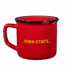 Iowa State University Ceramic Camp Cup with Enamel Finish, 14oz - Collegiate Home