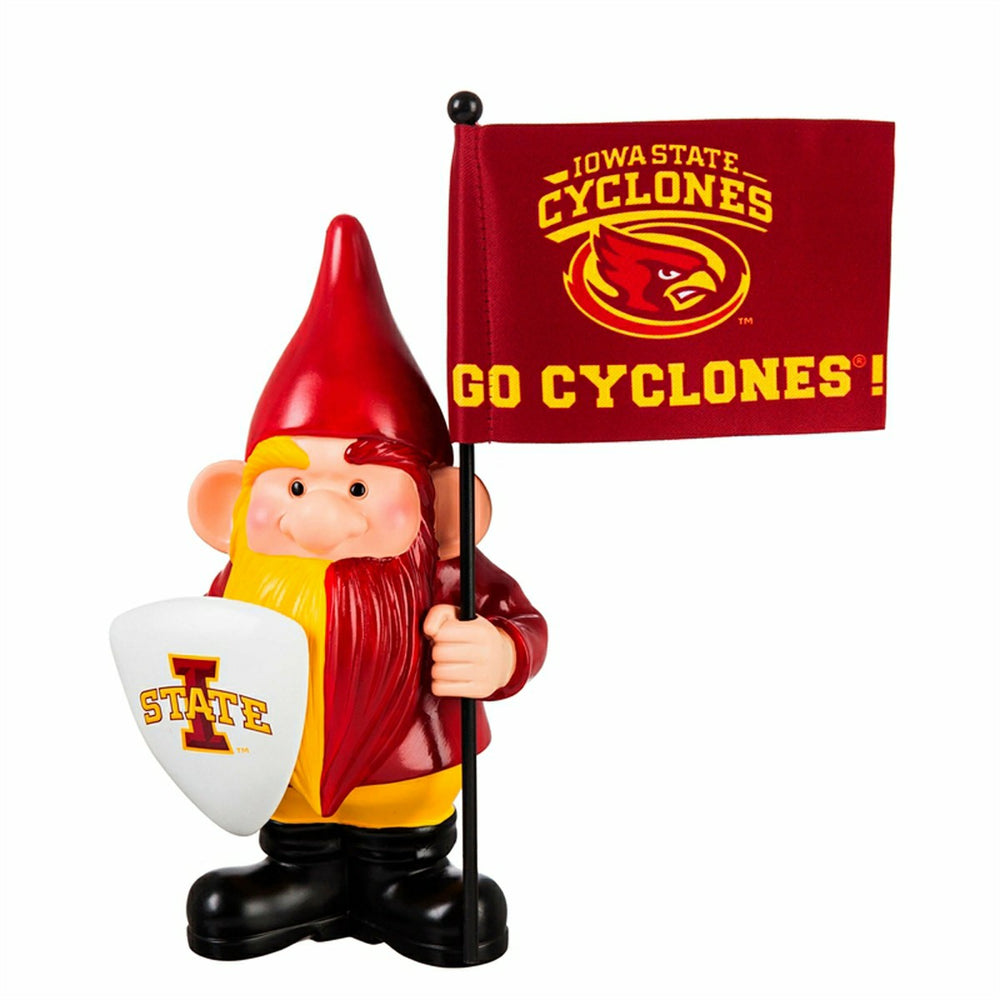 Iowa State University, Flag Holder Gnome - Collegiate Sale Home