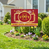 Iowa State University Yard Sign, Patriotic - Collegiate Home