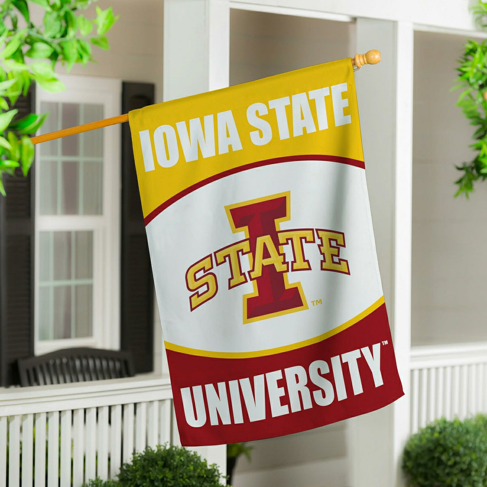 Iowa State University Suede Flag, House - Collegiate Sale Home