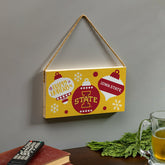 Iowa State University Holiday Wood Wall Sign, 6x11 - Collegiate Home