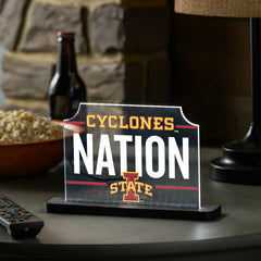 Iowa State University College Rectangle Desklite LED Decor - Collegiate Home