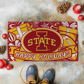 Iowa State University Holiday PVC Mat, 28"x16" - Collegiate
