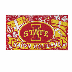 Iowa State University Holiday PVC Mat, 28"x16" - Collegiate