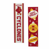 47" Double Sided Leaner, Iowa State University, Christmas - Collegiate Home