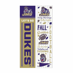 46" Double Sided Leaner, James Madison University, Fall Seasonal - Collegiate Home