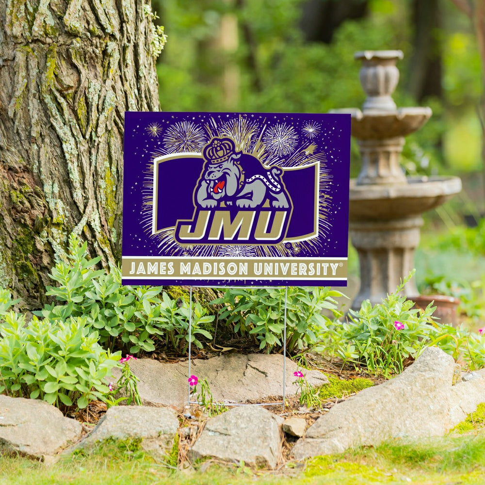 James Madison University Yard Sign, Patriotic - Collegiate Home