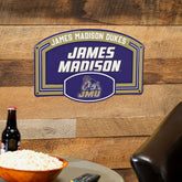 James Madison University USA Embossed Steel Wall Sign, 11" x 17" - Collegiate Home